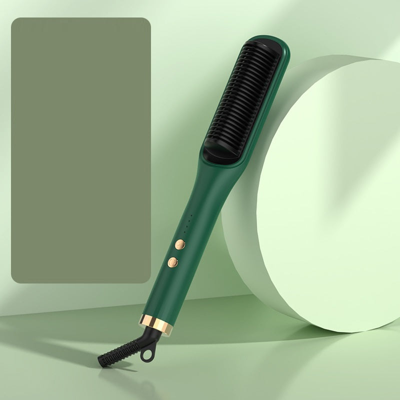 2-in-1 Anion Hair Curl & Straight Comb