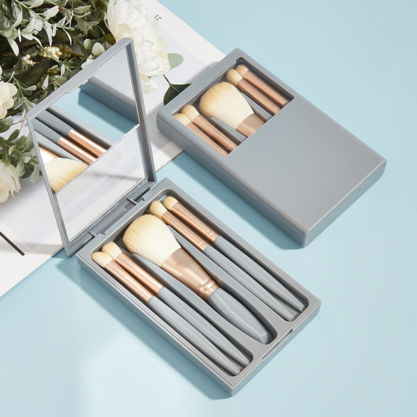 5PCS Travel Makeup Brush Kit