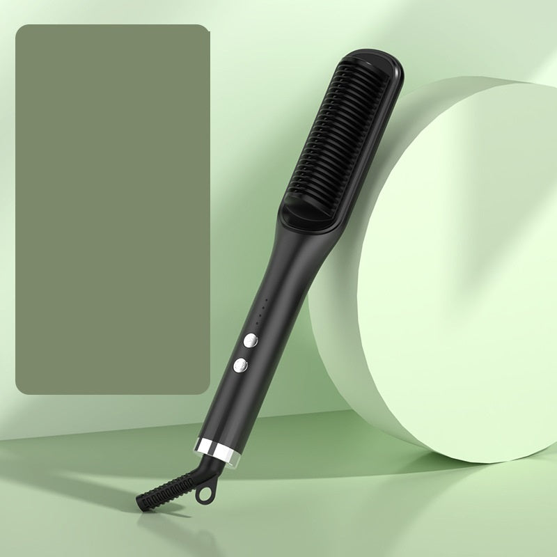2-in-1 Anion Hair Curl & Straight Comb
