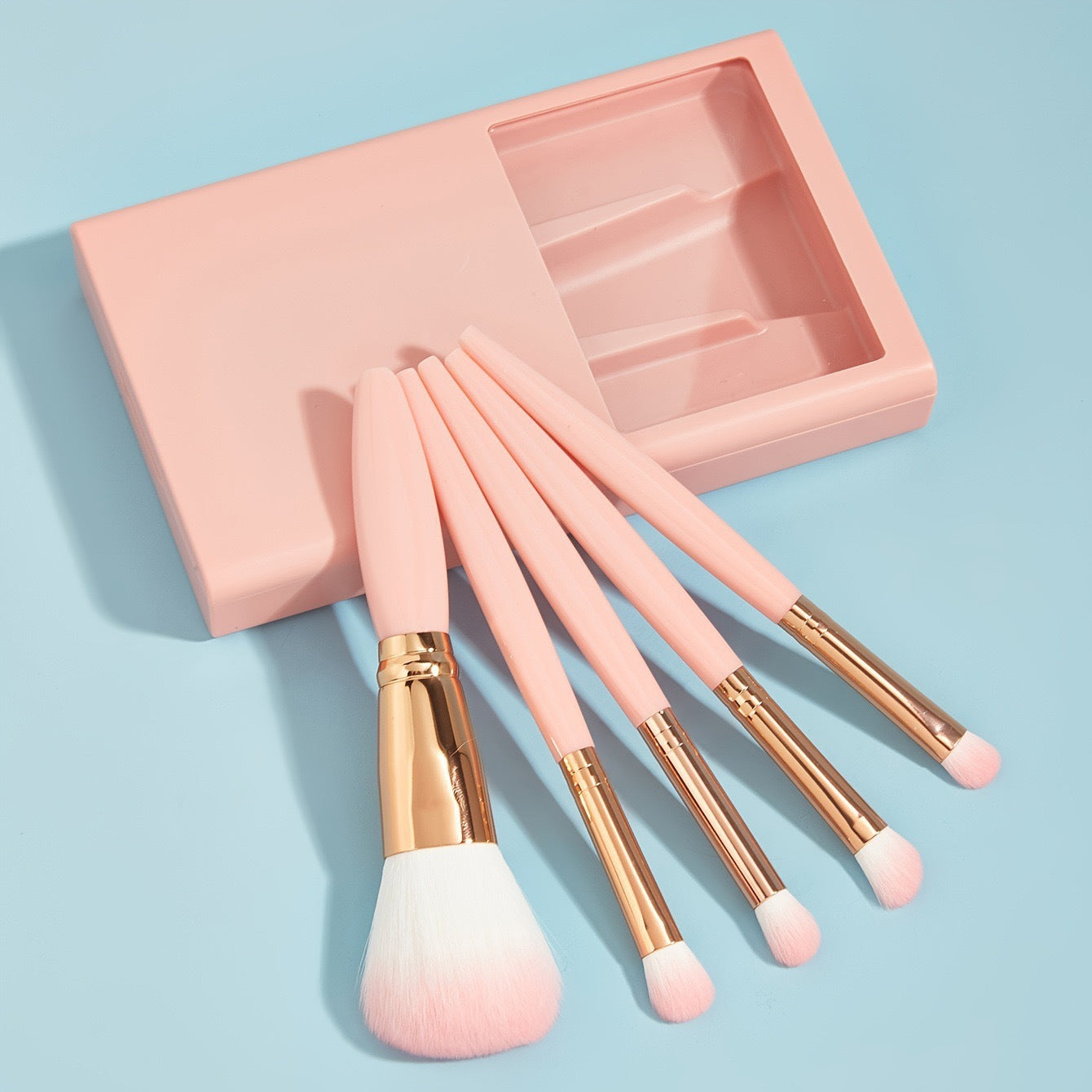 5PCS Travel Makeup Brush Kit
