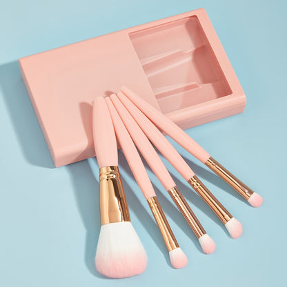 5PCS Travel Makeup Brush Kit
