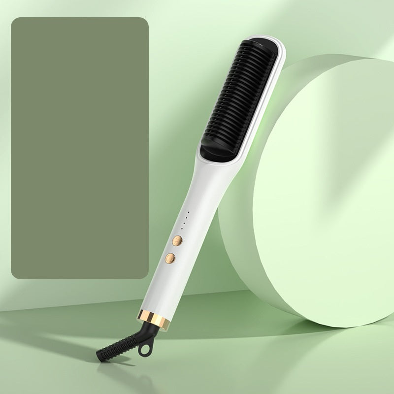 2-in-1 Anion Hair Curl & Straight Comb