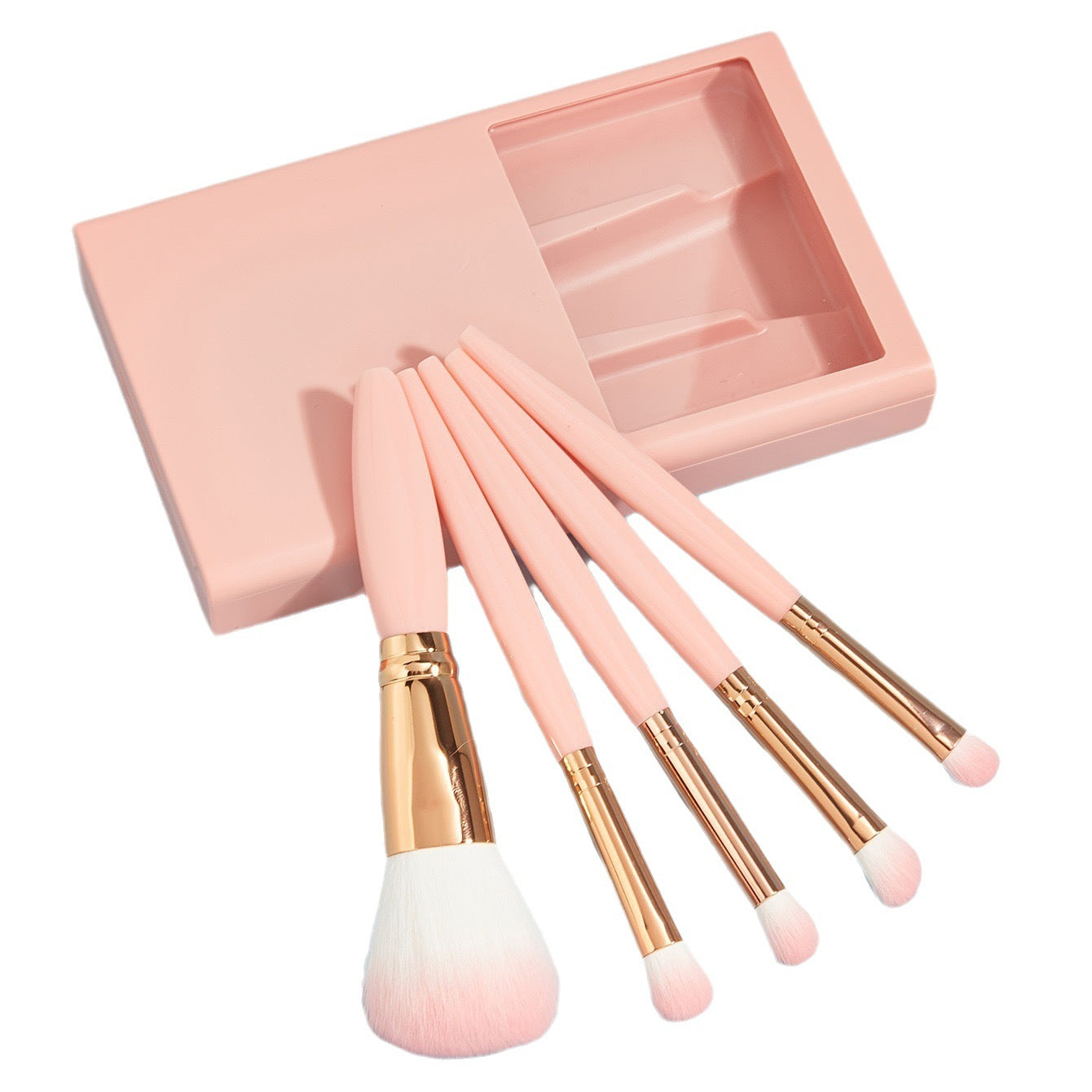 5PCS Travel Makeup Brush Kit