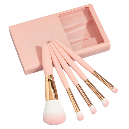 5PCS Travel Makeup Brush Kit