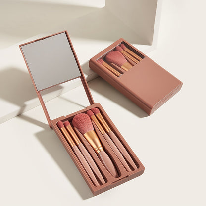 5PCS Travel Makeup Brush Kit
